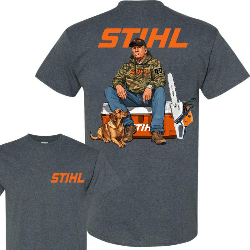 STIHL Trump hunting shirt, 47th president Trumpp Supporter shirt, Stihl Trump won 2024 shirt for men and women