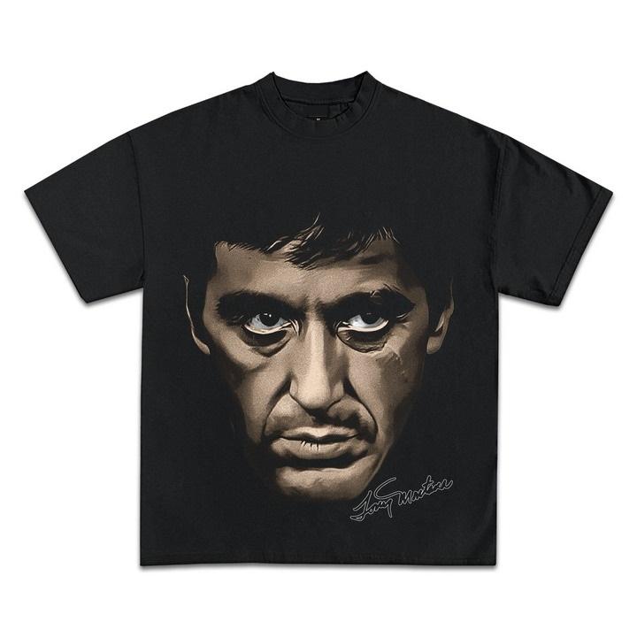 TONY MONTANA SCARFACE JUMBO GRAPHIC T-SHIRT - STREETWEAR