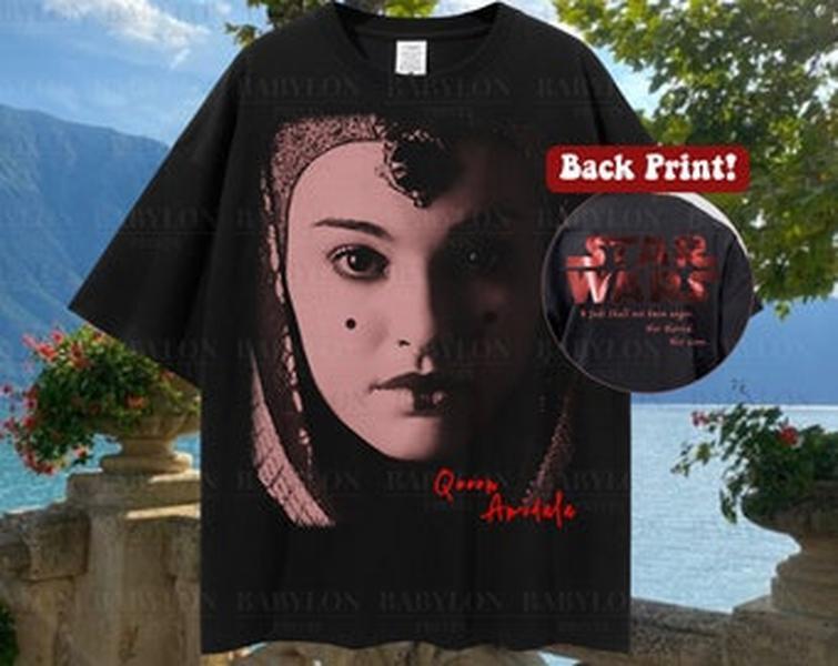 Padme Amidala Star Galaxy'S Edge Wars Shirt Attack Of The Clones Poster Shirt Star Galaxy'S Edge Wars Logo Shirt Star Galaxy'S Edge Wars Streetwear Te