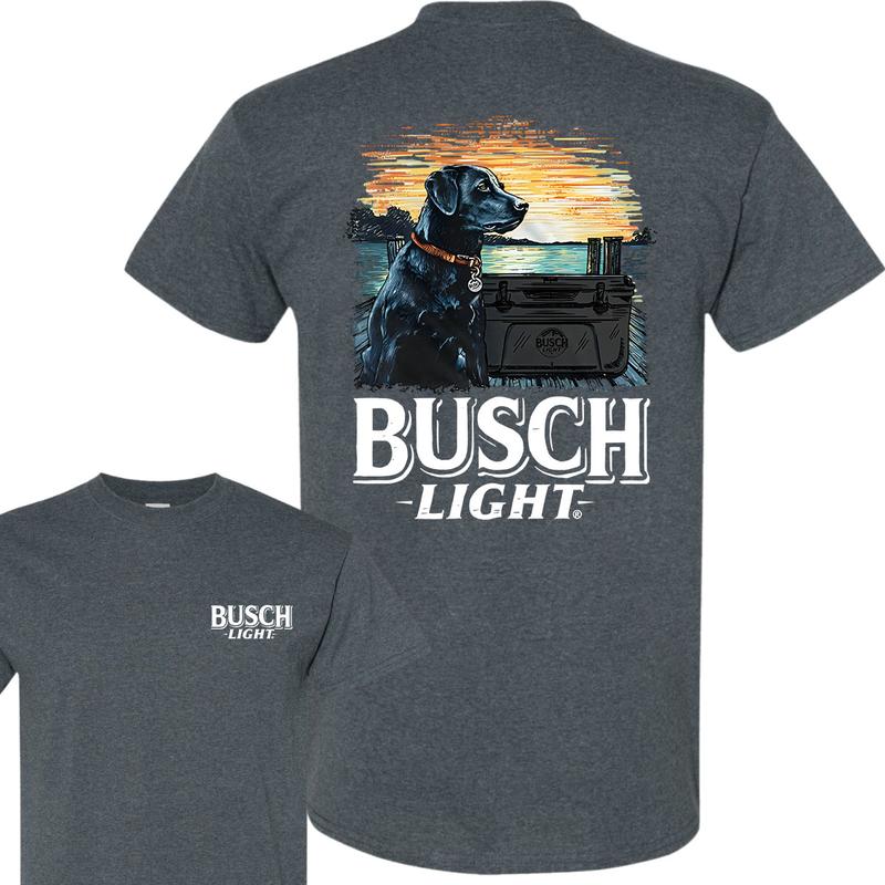 Busch Light Man's Best Friend T-Shirt, 2 Sides T-Shirt, Full Color, Unisex T-Shirt, For Men, For Women