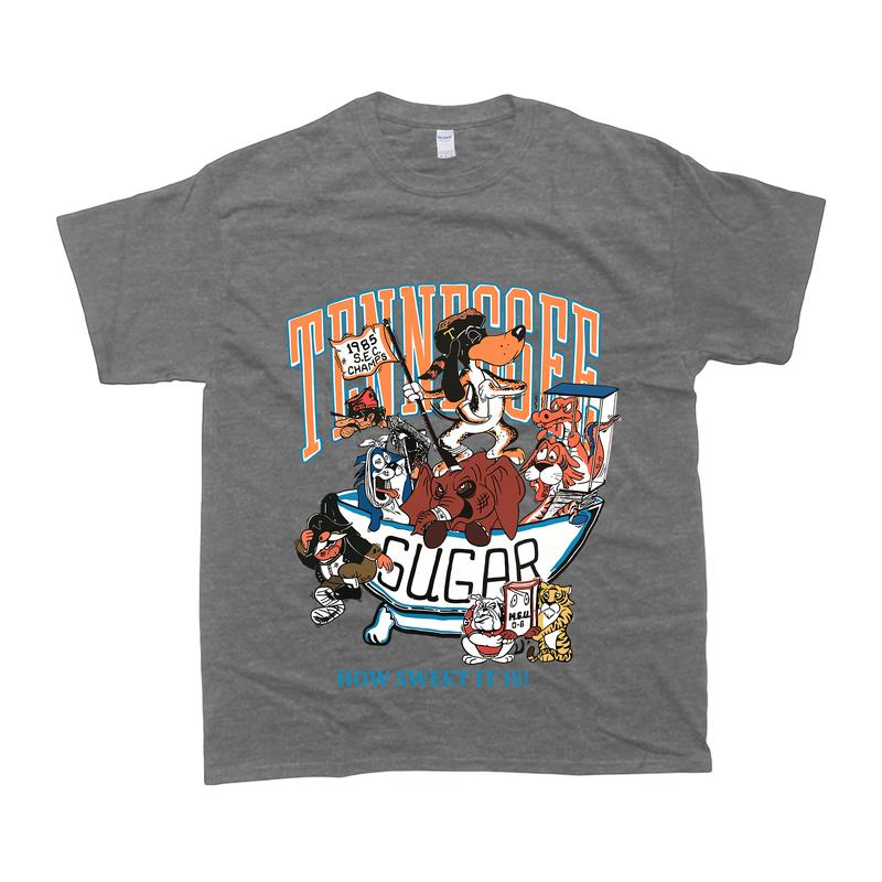 Vintage Style Tennessee Vols SEC Champions 1985 T-Shirt graphic Unisex Top Classic