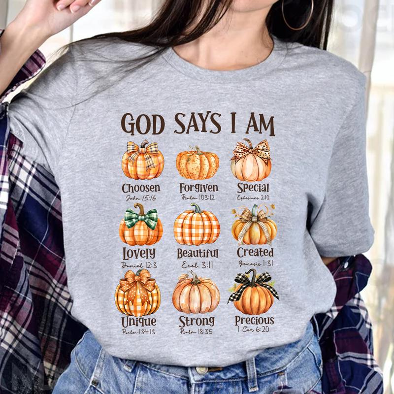CutePumpkin Shirt, Christian Graphic Tee, Women Fall Crewneck, Buffalo Plaid Pumpkin Jesus Shirt, Fall Vibes, Bible Verse, Thanskgiving Tee