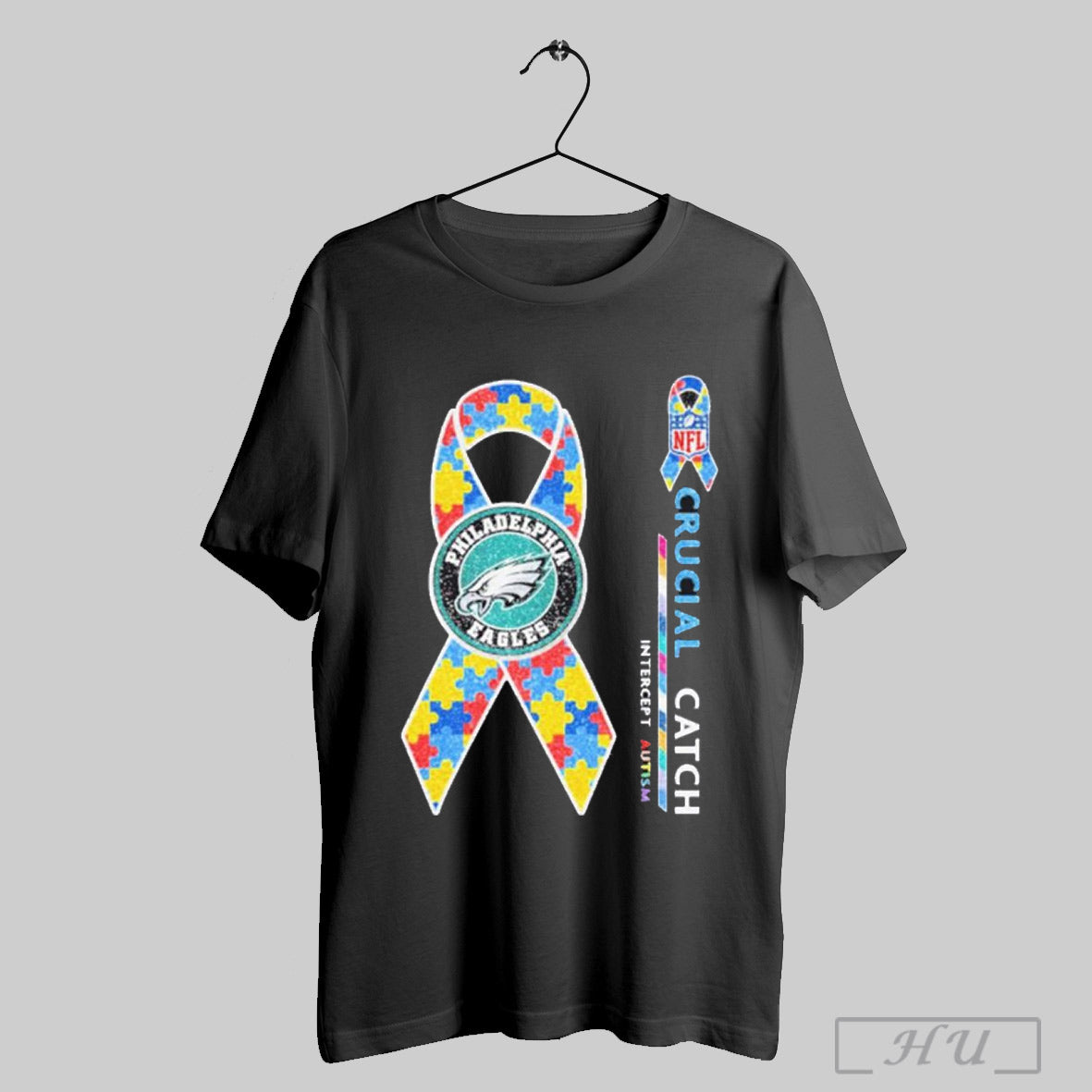 Philadelphia Eagles Crucial Catch Intercept Autism T Shirts Sweatshirt