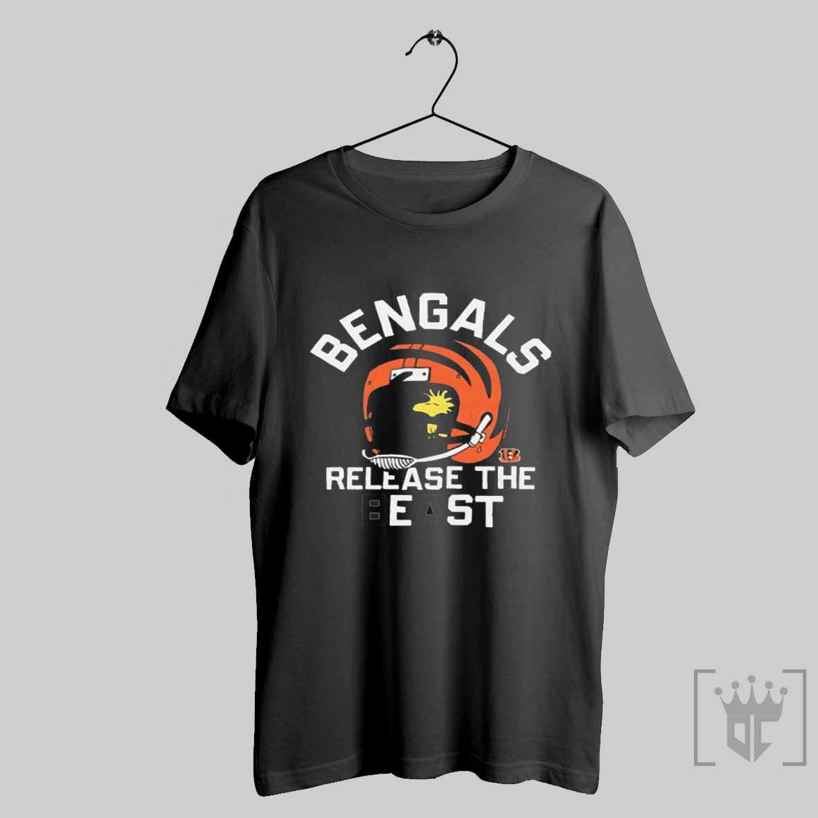 Peanuts Cincinnati Bengals Release The Beast T Shirt