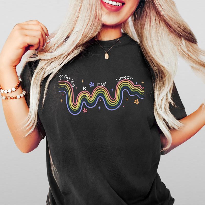 Mental Health Matters Comfort Colors Shirt, Inclusive Education Shirt, Progress Is Not Linear Shirt, Special Education Shirt, SPED Teacher Shirt, Incl