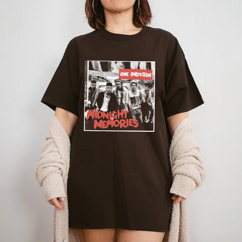 One Direction Band Shirt Concert tour merch vtg Graphic design T-Shirt 92610