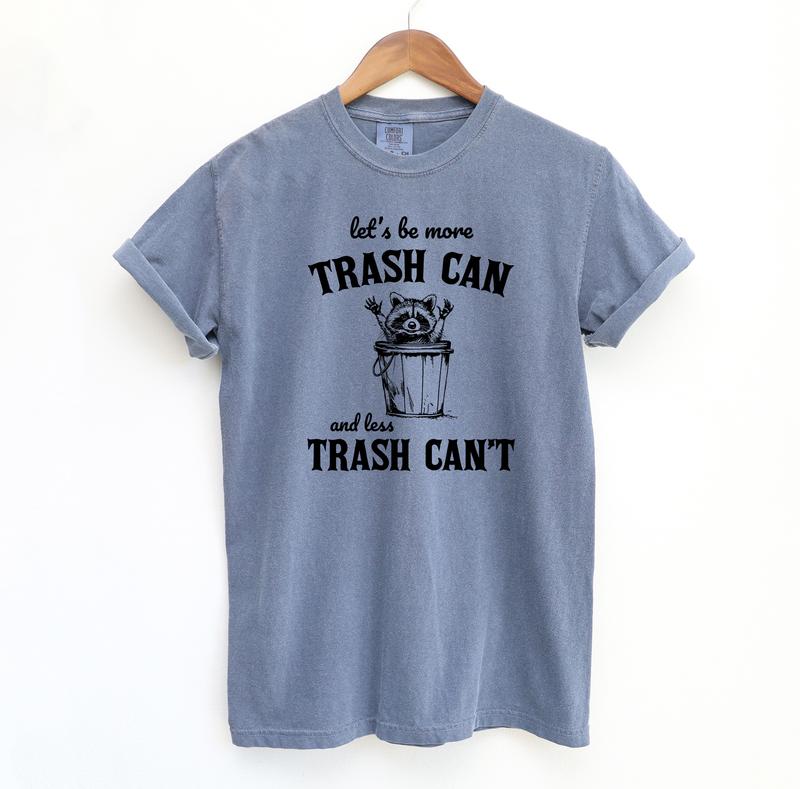 More Trash Can Raccoon Funny Shirt, Silly Comfort Colors Shirt
