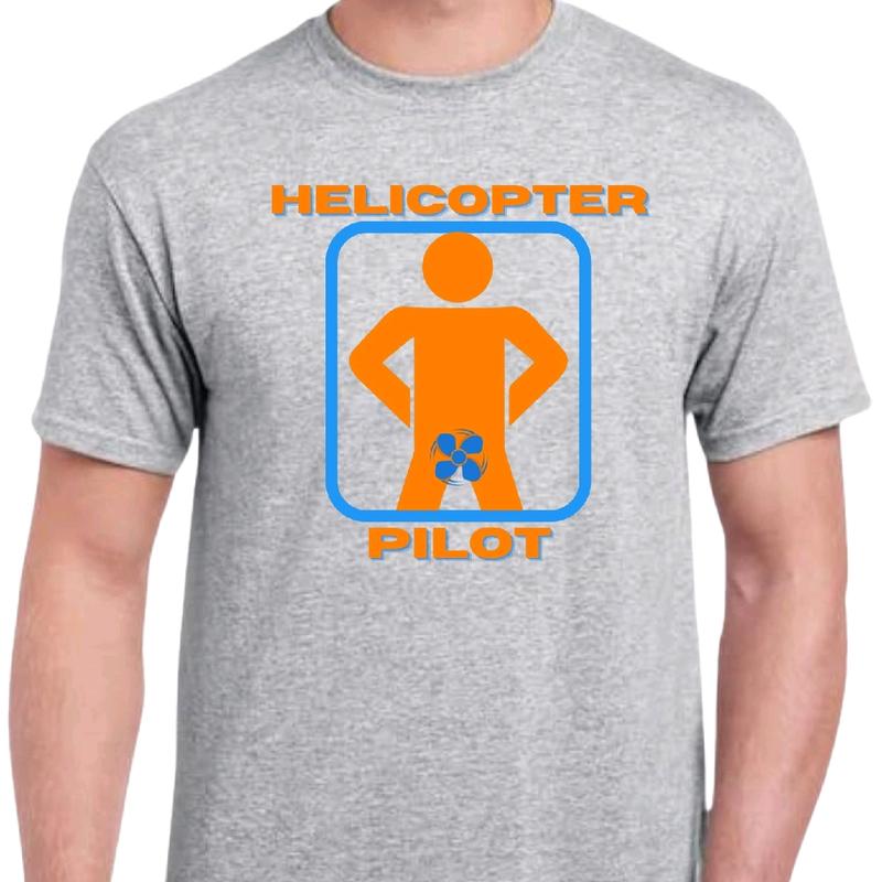 Helicopter Pilot - Men's funny T-shirt- humor