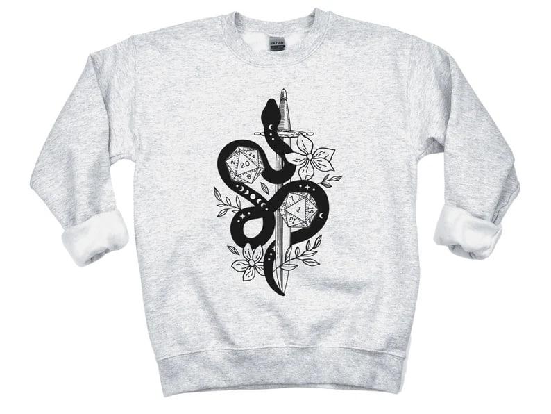DND SWEATSHIRT, Dnd Hoodie, Dnd Sweater, Rogue sweatshirt, D&D sweater, D20 hoodie, Dungeon Master sweatshirt, Dungeons and Dragons