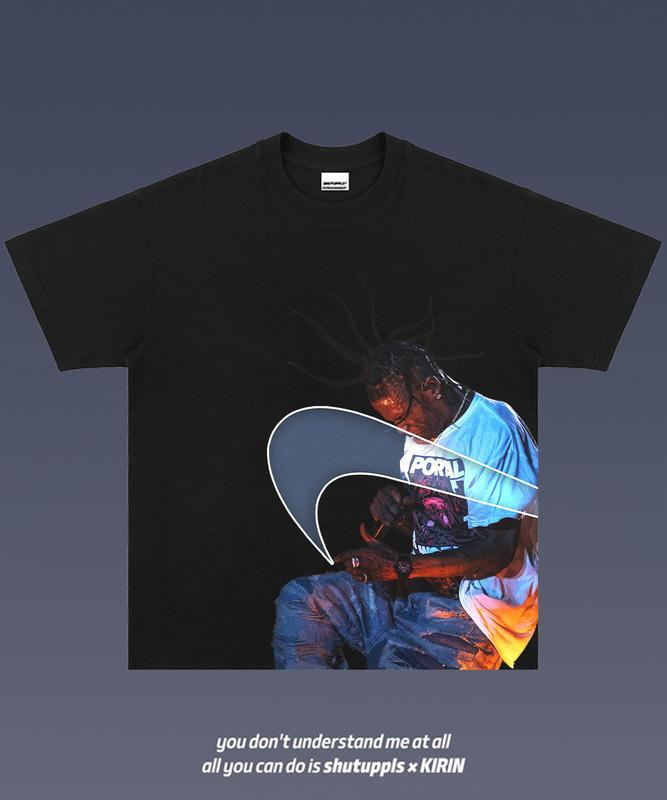 Cactus Jack 2-Sides Graphic T-Shirt, Rapper Shirt Rap Tee Hip hop Shirt, Graphic T-Shirt, Rapper Shirt Rap Tee, Vintage Y2K, Hoodie, Sweatshirt Cloth