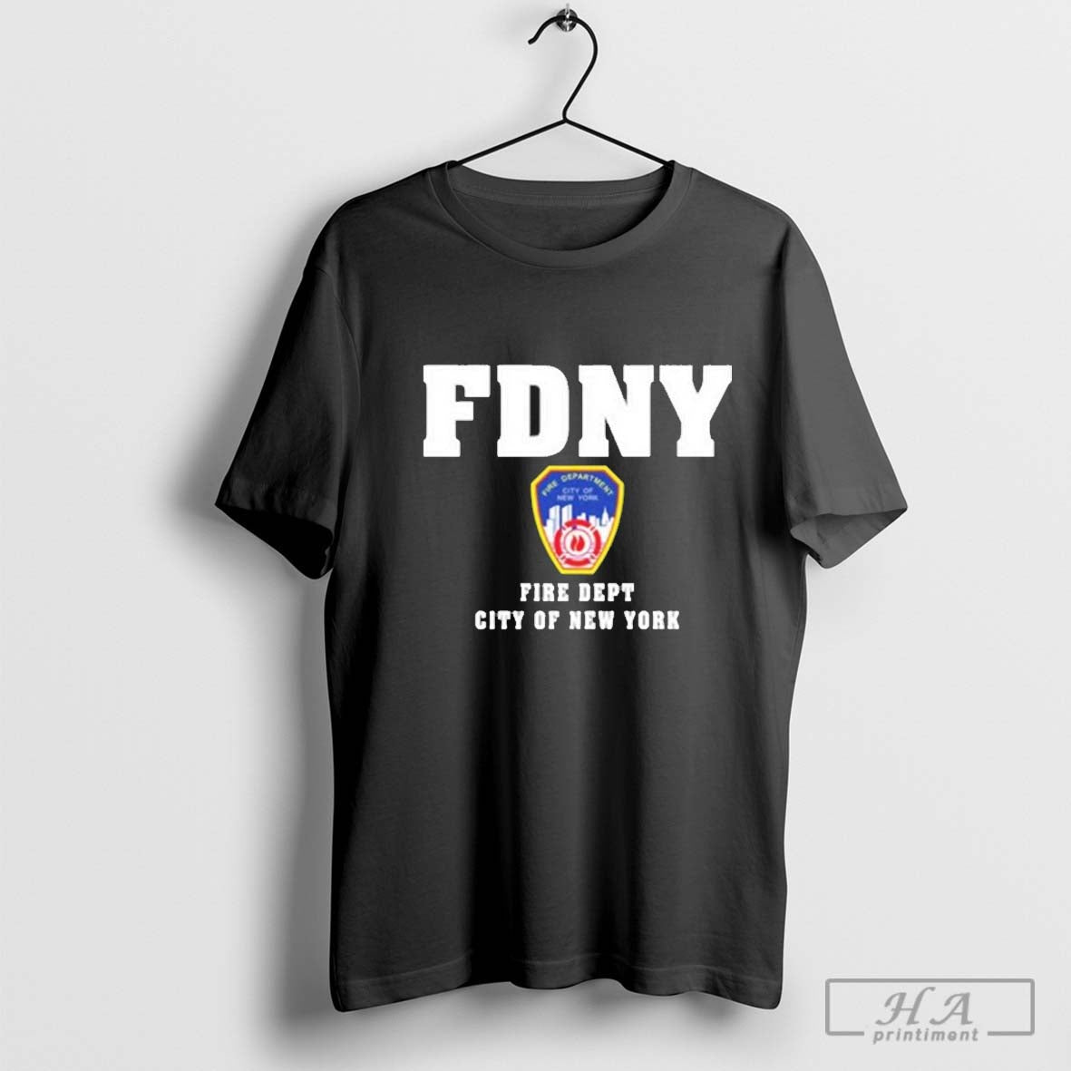 Pete Davidson Wearing Fdny Fire Dept Tu Of New York T-Shirt