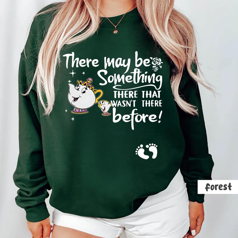There May Be Something There That Wasn't There Before Sweatshirt, Cute Pregnancy Announcement Sweatshirt, Maternity Sweatshirt, Gift For Her