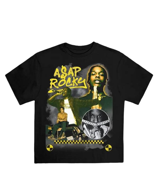 VINTAGE A$AP ROCKY GRAPHIC BOOTLEG T-SHIRT - STREETWEAR