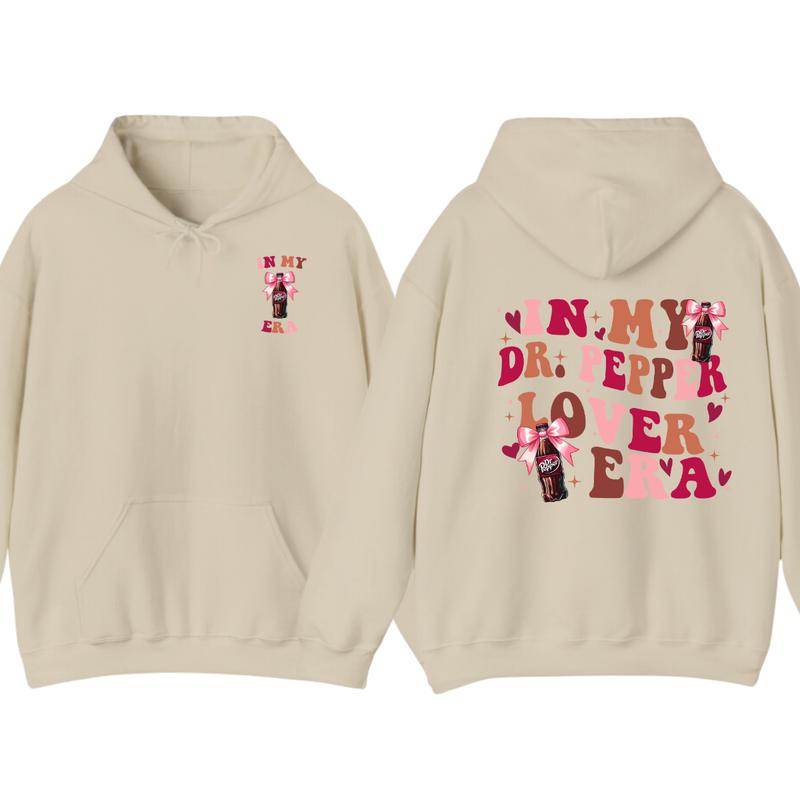 Drr Pepper Coquette Bow Pink Hoodie, In My Drr. Pepper Shirt, Coquette Tshirt, Drr.pepper Cans Hoodie Unisex
