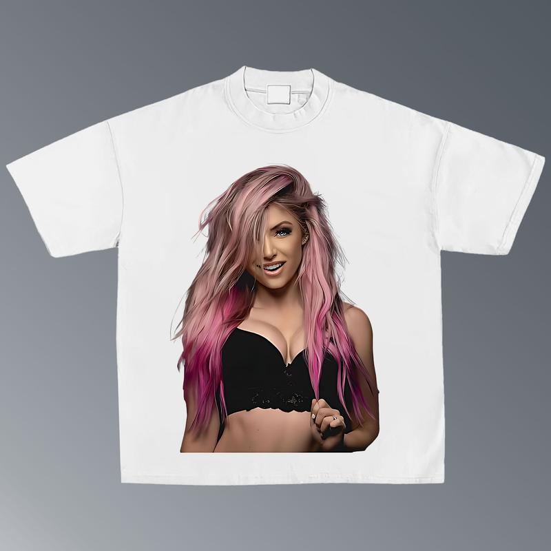 ALEXA BLISS V2 TEE, Wrestling Tee, WWE Tee, Wrestling Gift, Sports Shirt, Workout T-shirt, Gift for Him Gift For Her Hoodie Sweatshirt Streetwear