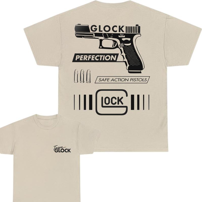 Team Glock T-shirt - IN GLOCK WE TRUST - TEAM GLOCK - 2 Side - Glock Shirt - Menswear - Womenswear - Unisex Tee