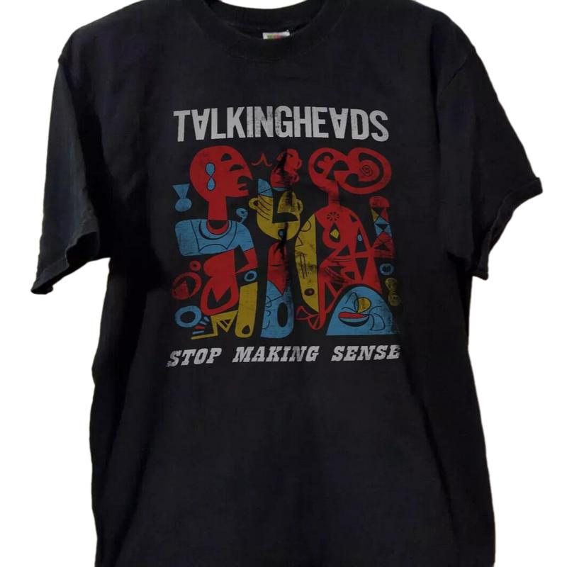 Talking Heads Stop Making Sense Black Short Sleeve Unisex Tshirt Cotton Menswear