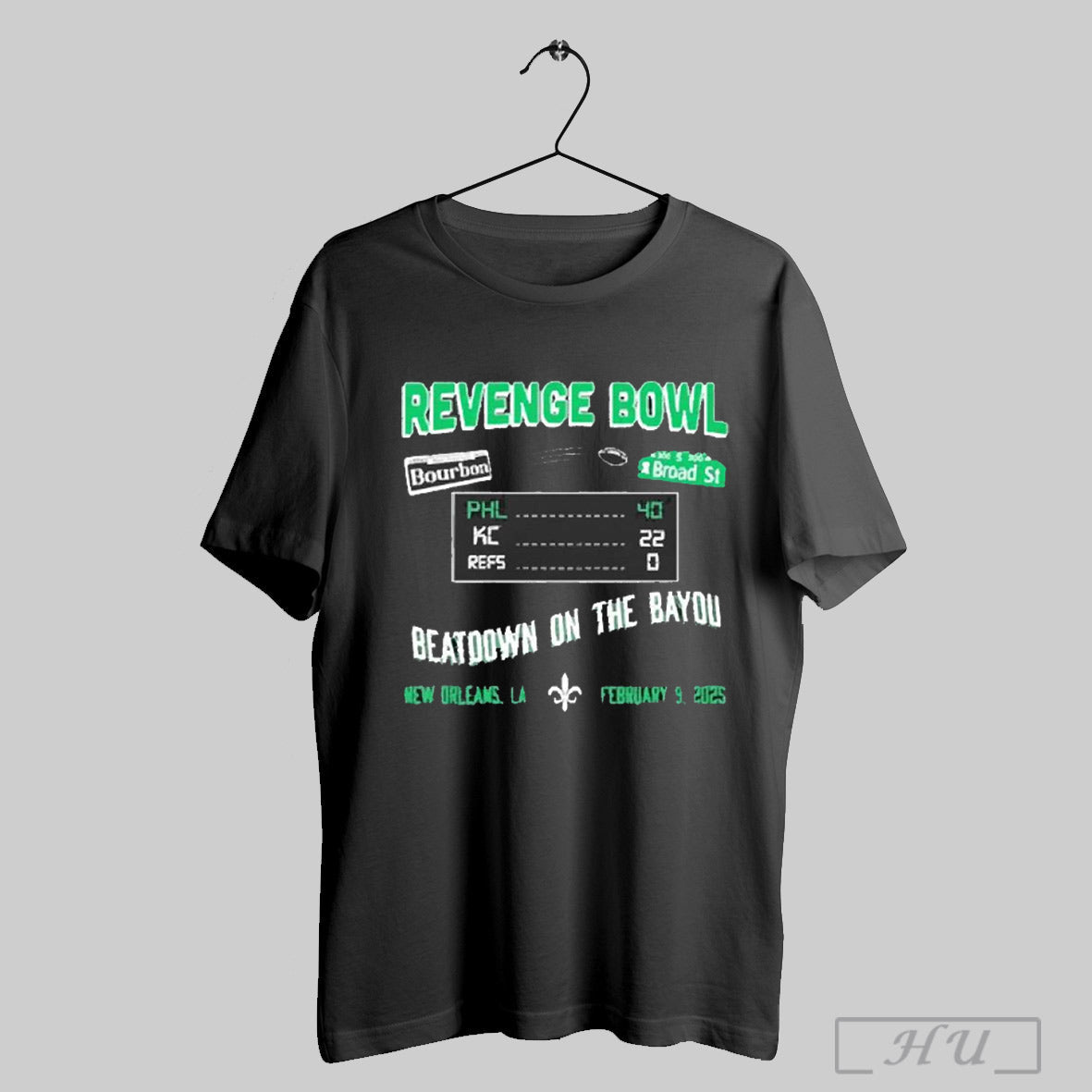 Philadelphia Eagles Revenge Bowl Beatdown On The Bayou 2025 T Shirt Sweatshirt