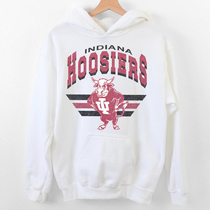 16. Indiana Hoosiers Vintage NCAA Sweatshirt, Indiana University Sports Gear Shirt, Classic Unisex College Fan Gift