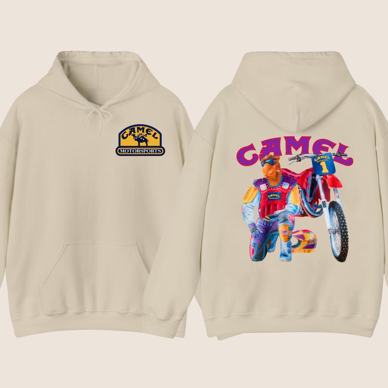 Camel Super Cross Vintage Hoodie & Crewneck, Camel Super Cross Racing 1993 Hoodie & Sweatshirt, For Men & Women Classic Menswear