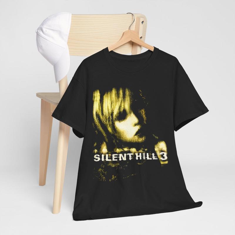 Silent Hill 3 Survival Horror Play Station Unisex Cotton T-Shirt Menswear Tshirt