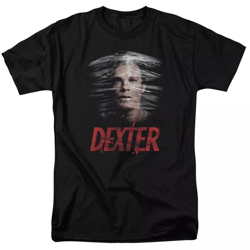 Dexter Plastic Wrap Showtime Licensed Adult T-Shirt