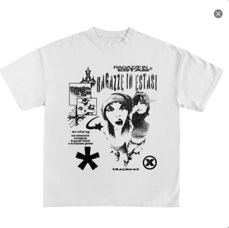 Anarc hy T-Shirt, graphic, y2k, fashion, streetwear, men, women, unisex graphic Unisex shirt