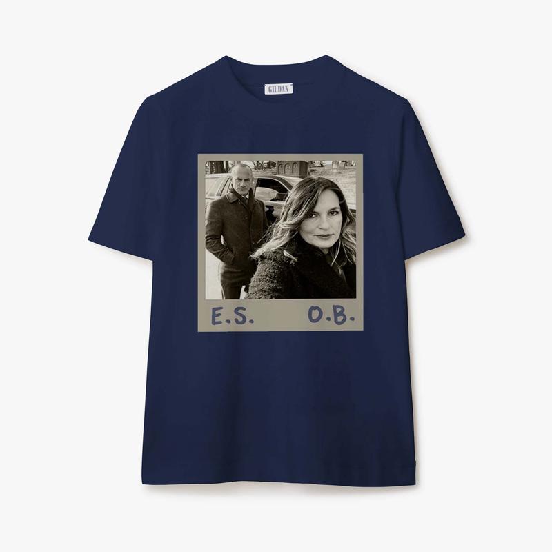 Elliot Stabler Olivia Benson Law & Order Svu Special Detectives Movie T-shirt Sweatshirt Hoodie Crewneck Collar