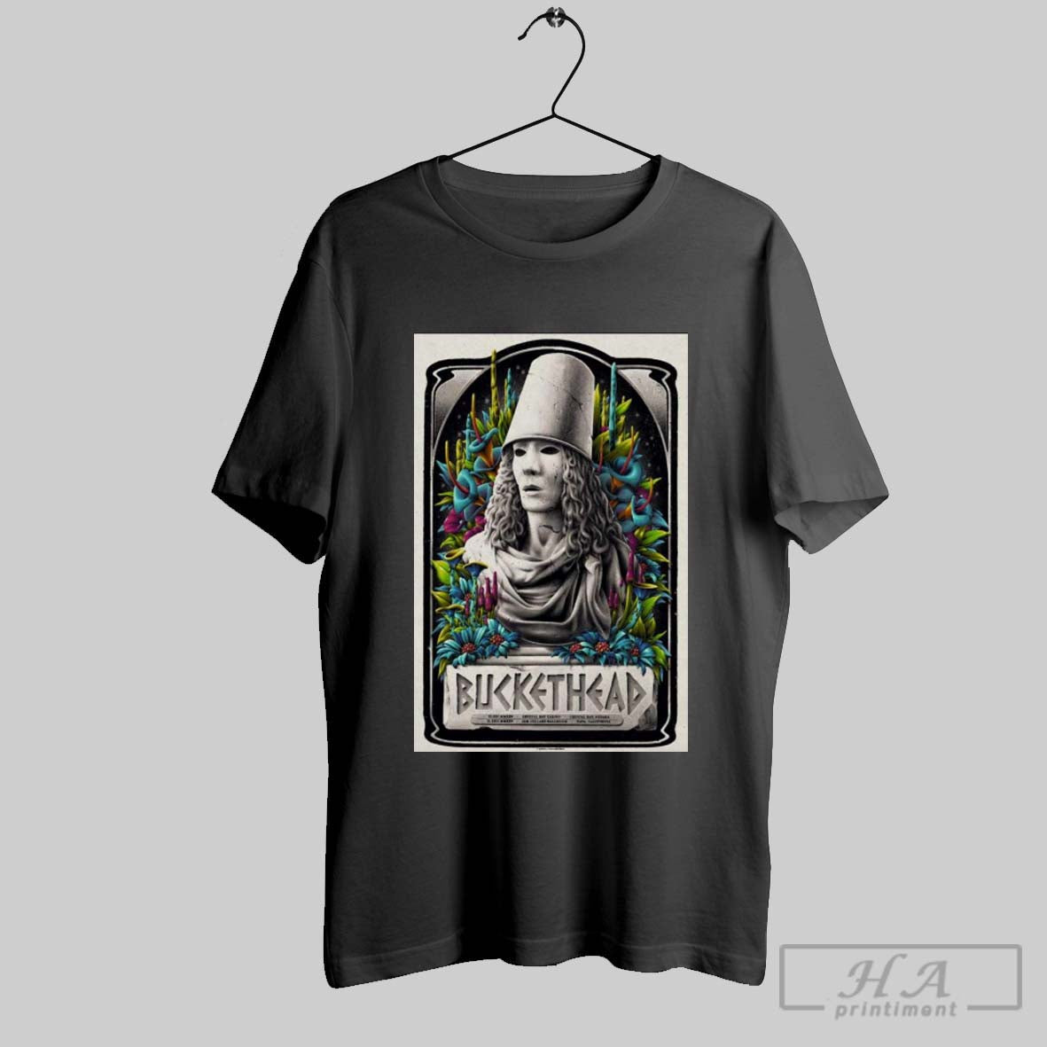 Poster Buckethead February 21 2025 Crystal Bay Nevada Napa California T Shirt