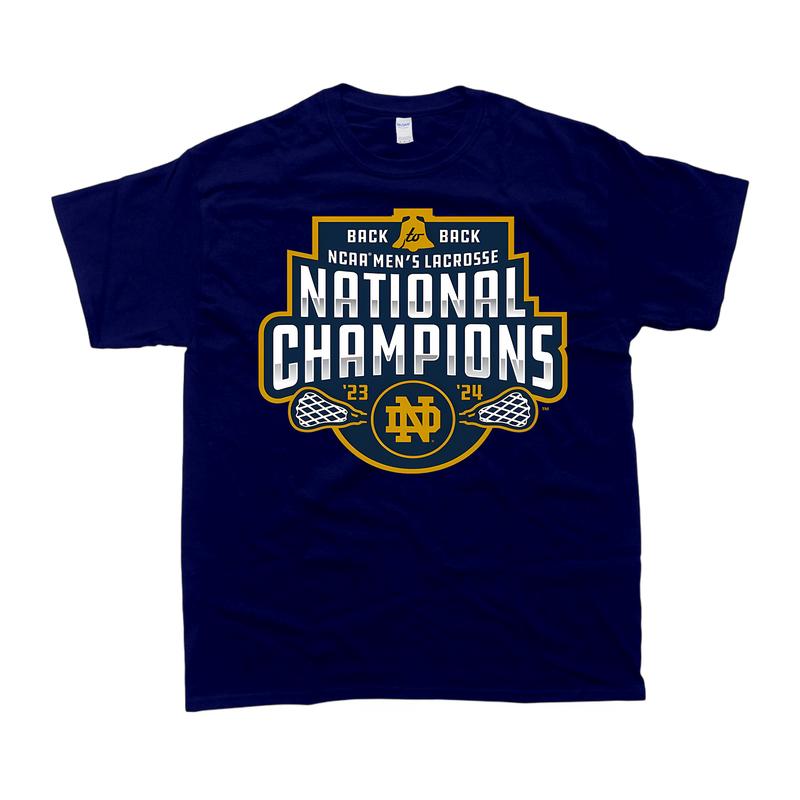 NCAA Men Lacrosse Back-To-Back T-Shirt Cotton Short-sleeve Retro Streetwear Tshirt Menswear Top Graphic Casual