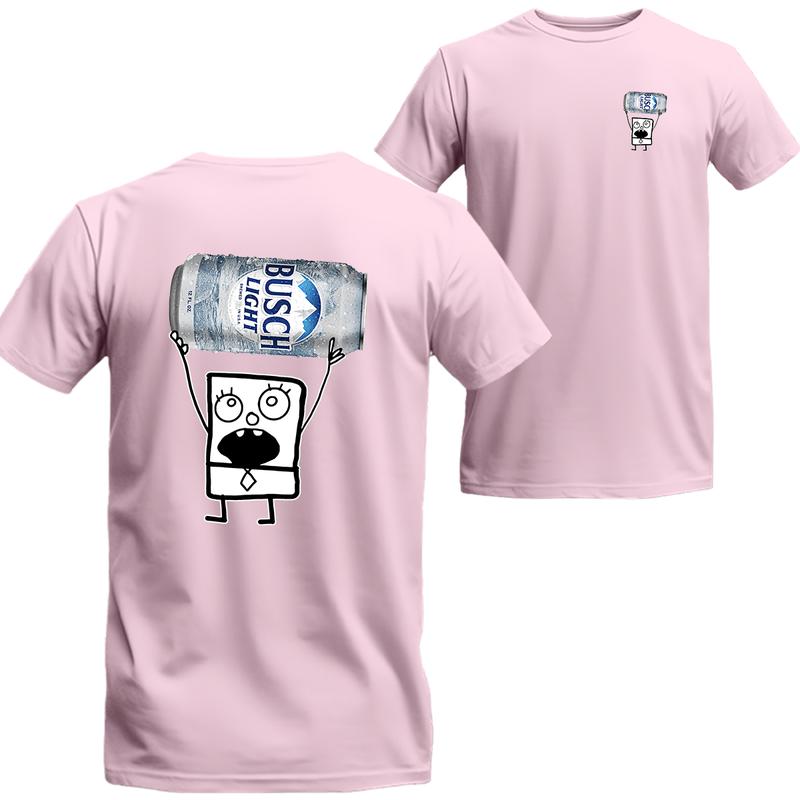 Doodlebob Bush Light Unisex T-shirt, Funny Bush 2 Side Shirt, Unisex T-shirt For Men, For Women, Best choice, Menswear Top, Beer Shirt Underwear Stree