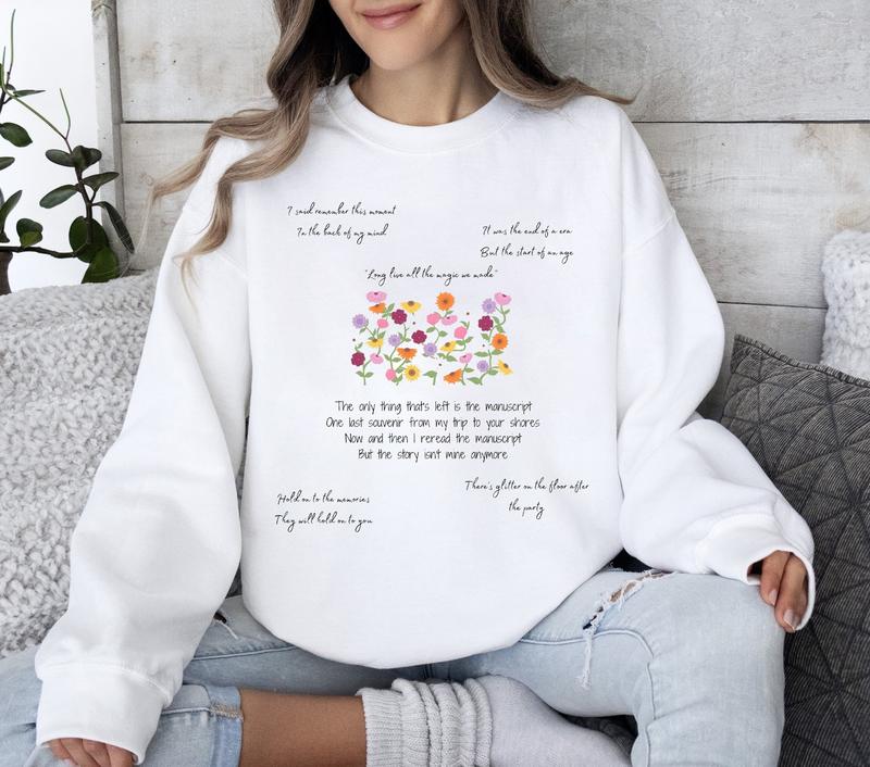 Song Mashup TshirtSweatshirtHoodie, Long Live Tshirt, Flowers Vintage Suprised Song Sweatshirt, Vintage Style Tshirt