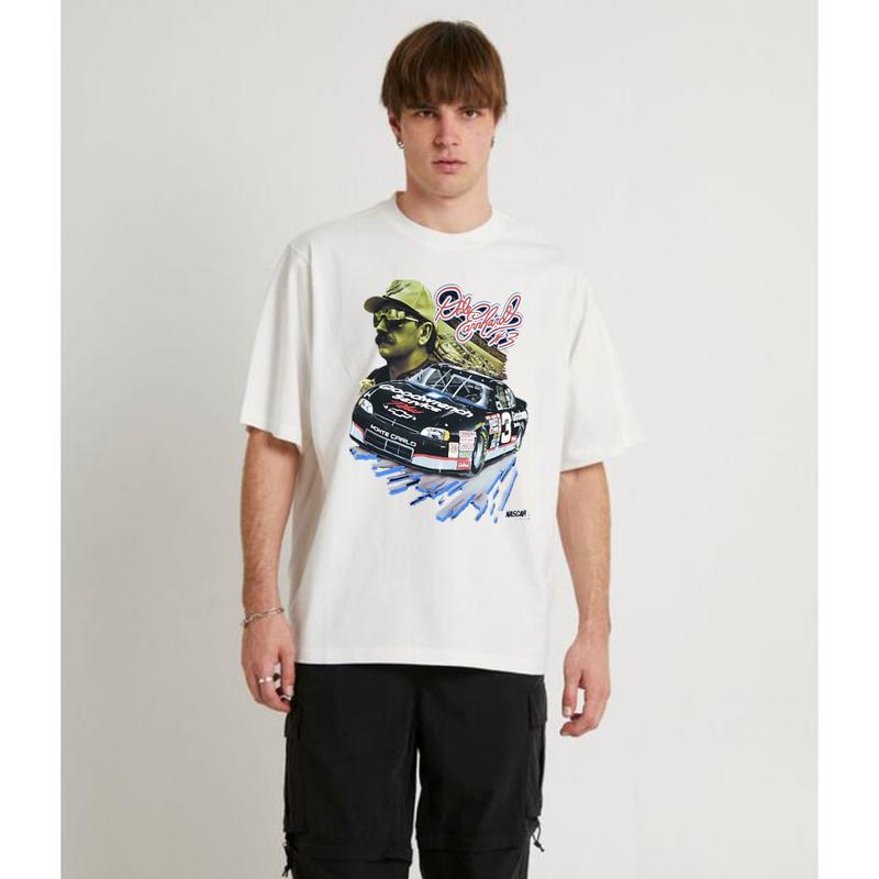 Vintage Dale Earnhardt 3 Monte Carlo Nascar Racing T-shirt Comfort Retro Top Casual Graphic Short Sleeve Streetwear unisex t-shirt