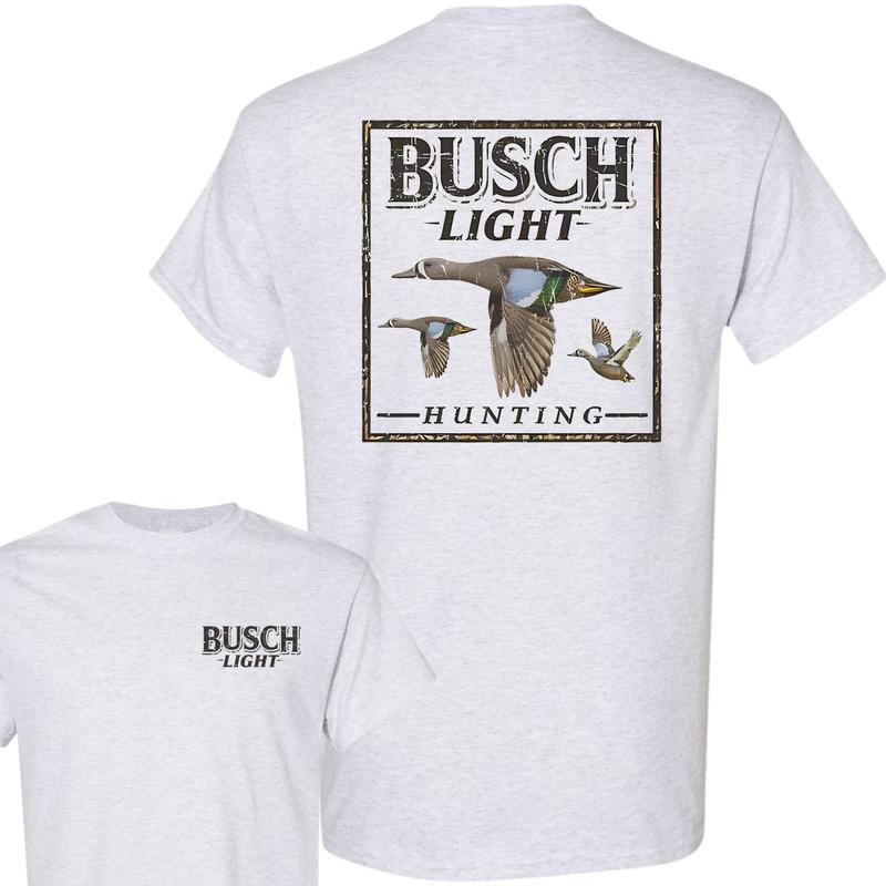 Busch Light Hunting Camo Duck T-Shirt, Unisex T-Shirt, Full Color T-Shirt, For Men, For Women