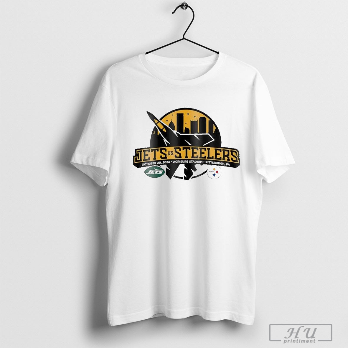 Pittsburgh Steelers vs. New York Jets 10-20-24 Game Day T-Shirt