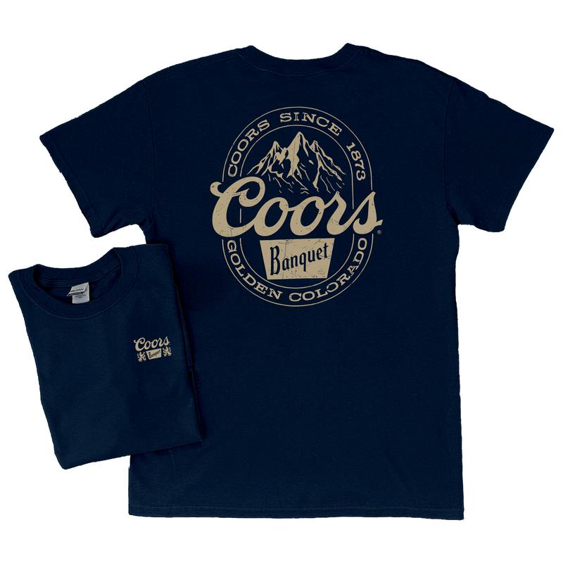 Coors Banquet T-Shirt - Classic and Rugged Design , Cotton Crewneck Tee for Men and Women