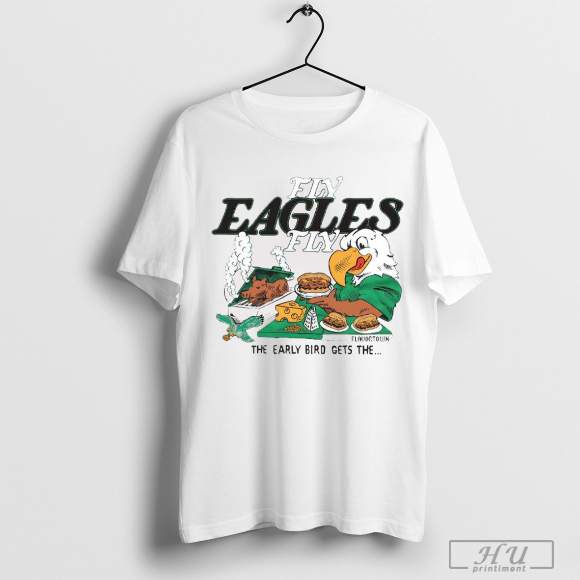 Philadelphia Eagles Guy Fieris Flavortown Fly Eagles Fly The Early Bird Gets The Shirts Sweatshirt Poster