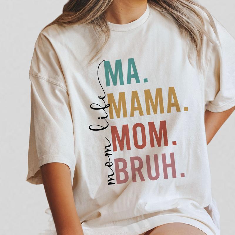 Ma Mama Mom Bruh Shirt, Best Mother's Day Gift, Mom Shirt, Retro Mama Shirt, Gift For Mama T Shirt, Mom Life T Shirt For Women, Best Mom Gift for Her,