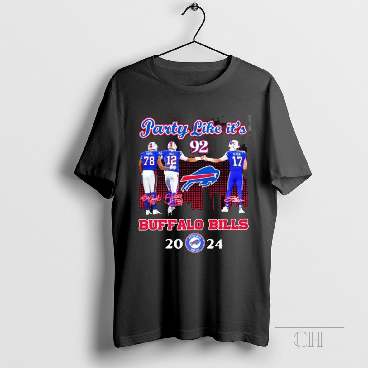 Party Like It’s ’92 Buffalo Bills 2024 Signatures t-Shirt