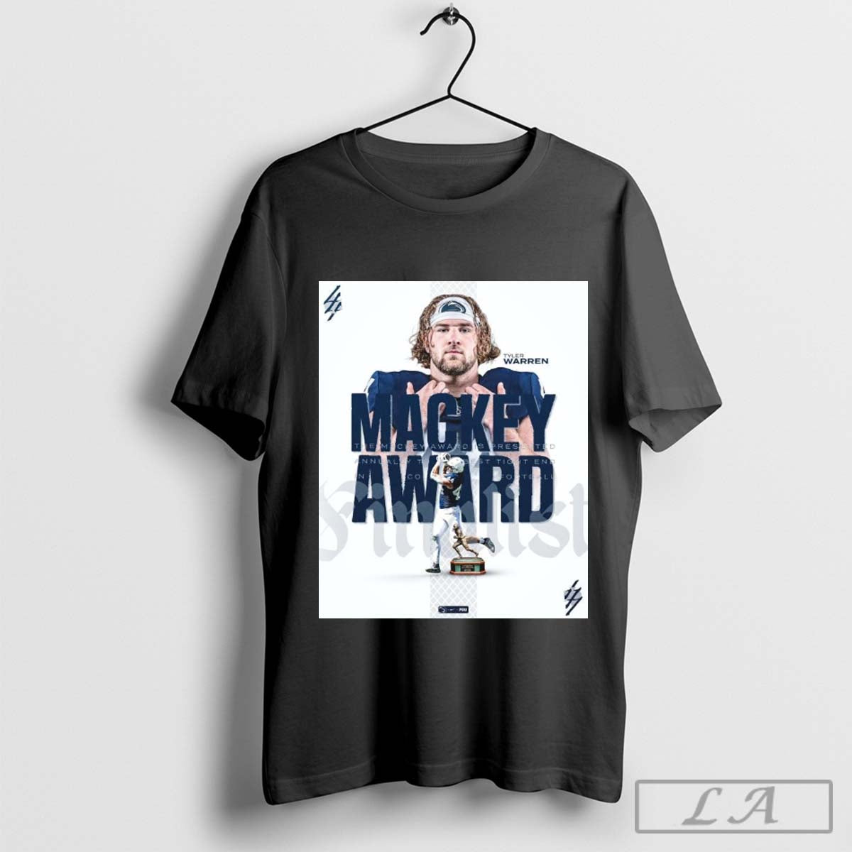 Penn State Nittany Lions Tyler Warren Mackey Award The Mackey Award Is Presented Annually To The Best Tight End Poster t-shirt