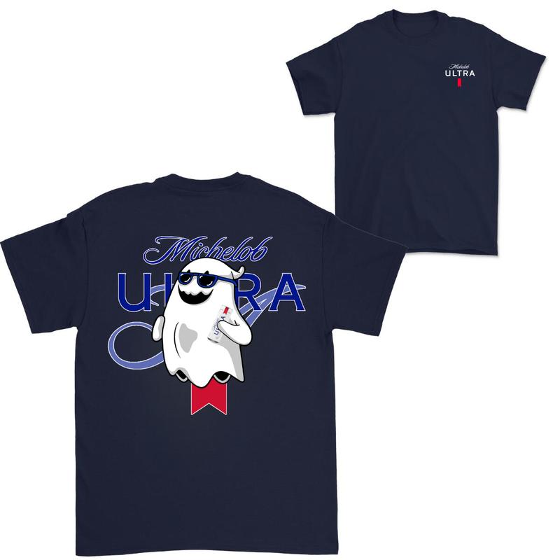Michelob Ultra Ghost Halloween 2 Sided T-Shirt, Michelob Ultra Shirt For Men And Women, Halloween Trendy Shirt