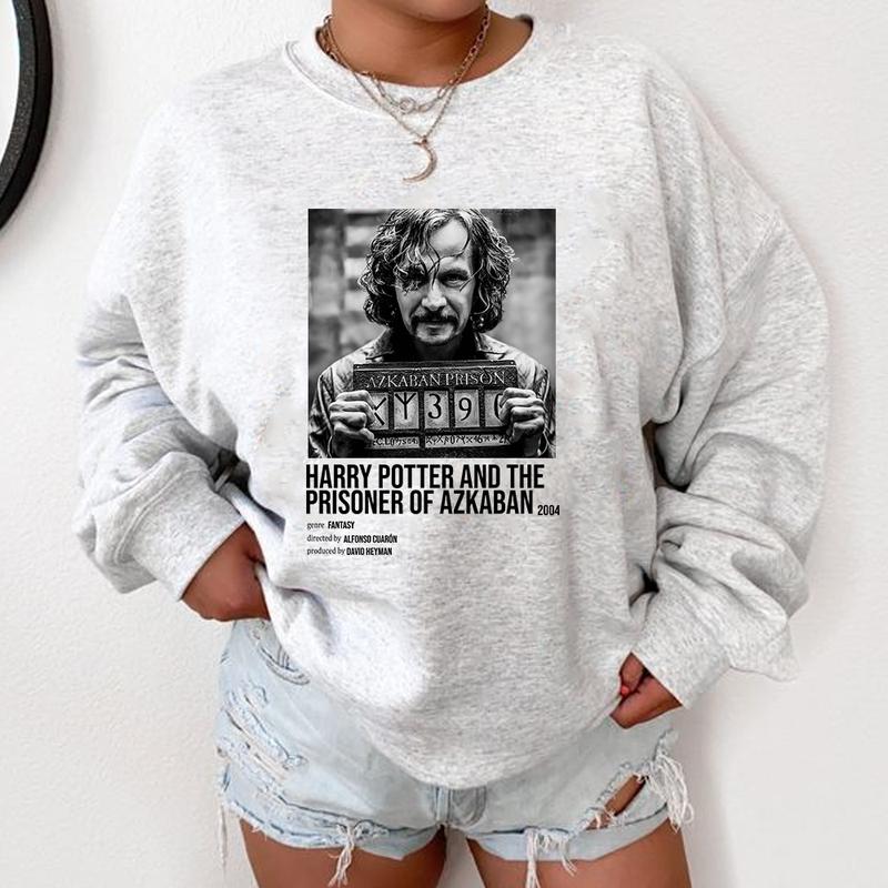 HP Sxrxus Blxck Sweatshirt Hoodie Shirt, gift for fan Cotton Menswear Relaxed Fit Sweaters Tee harry potter wizard harry