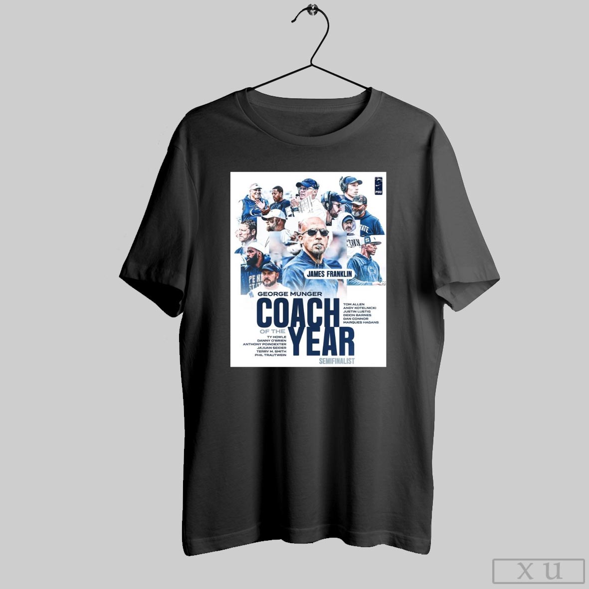 Penn State Nittany Lions James Franklin George Munger Coach Of The Year Semifinalist 2024 Poster T Shirt