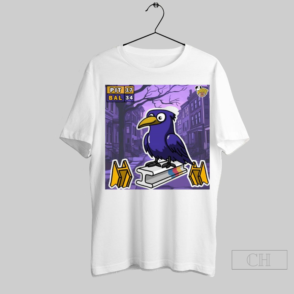 Pittsburgh Steelers Vs Baltimore Ravens 17 34 Nfl Football Victory Doodles On Saturday Night Painting