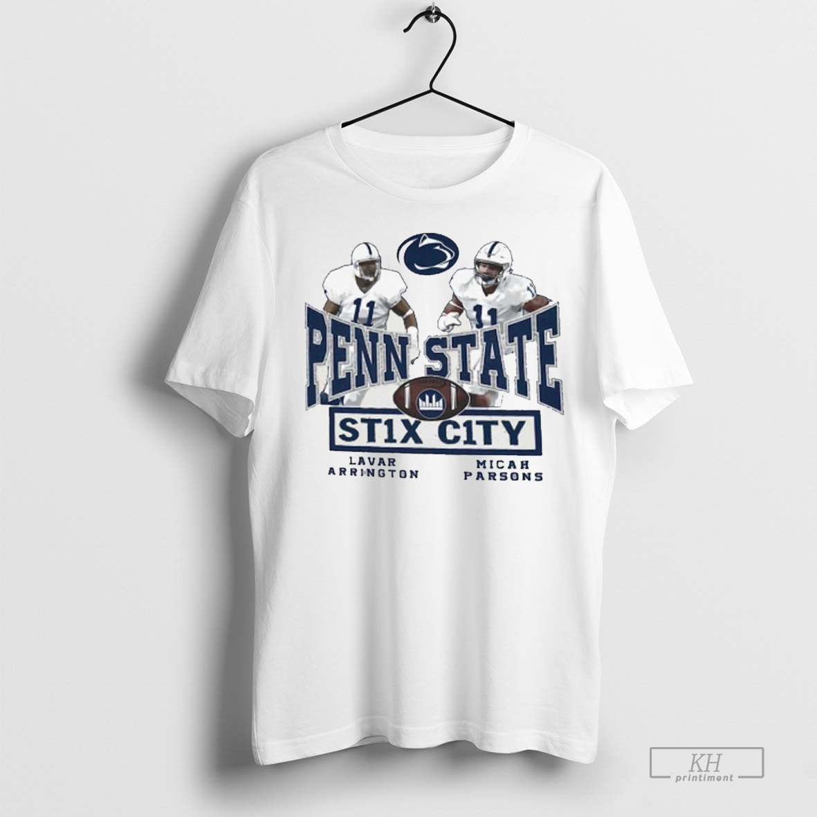 Penn State Nittany Lions SP Stix City Players Lavar Arrington Micah Parsons t-shirt