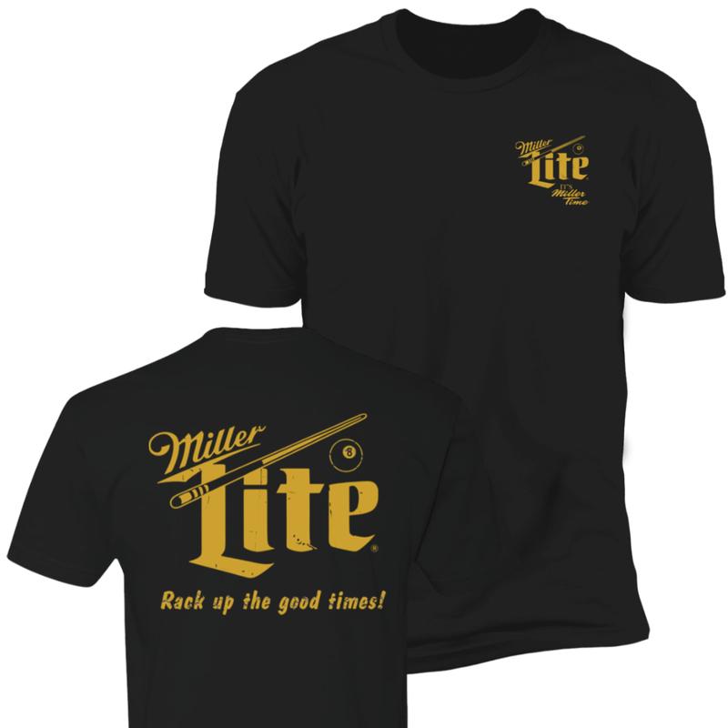 Miller Lite Rack Up Full Color For Men And Women T-Shirt