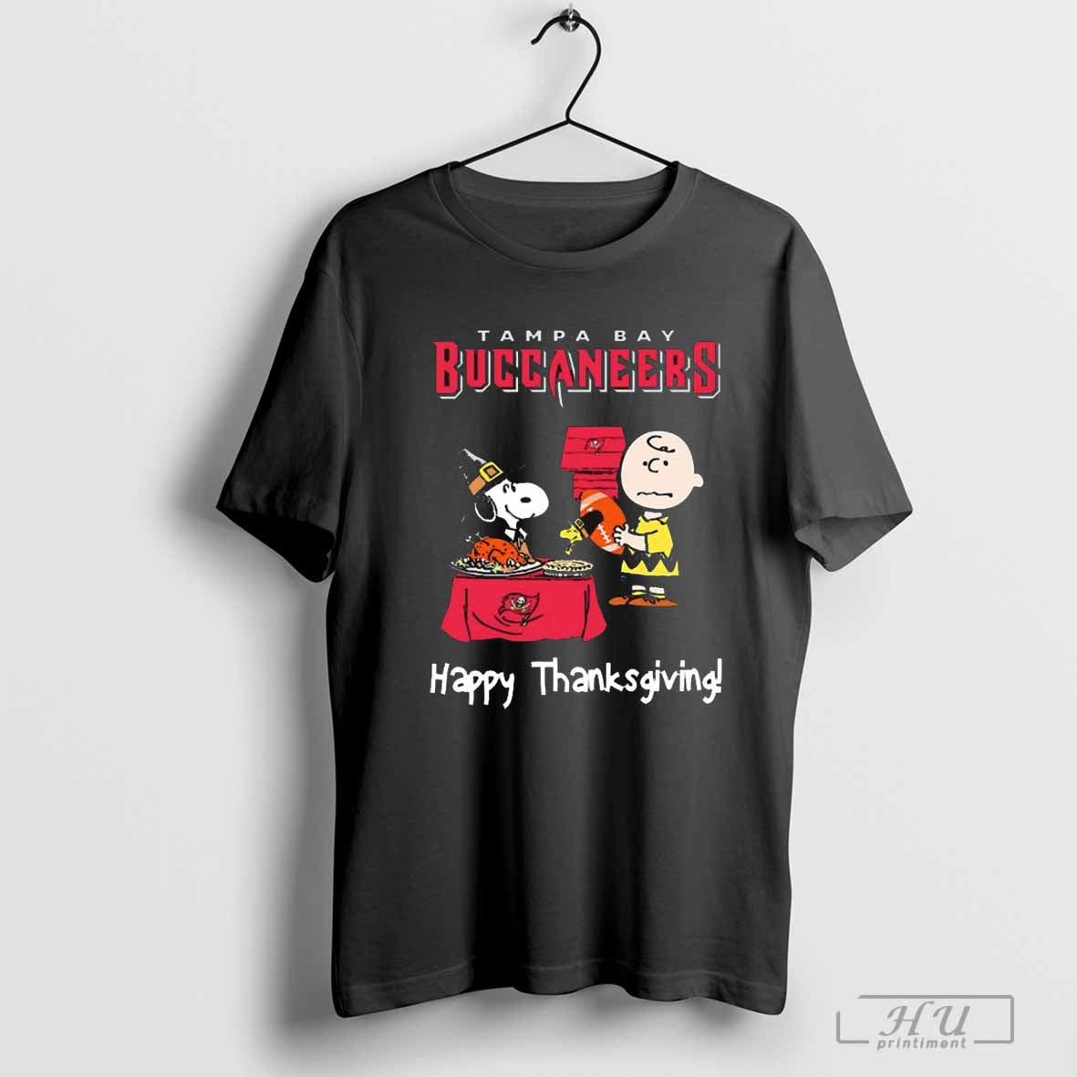 Peanuts Tampa Bay Buccaneers Football Happy Thanksgiving 2024 T-shirt