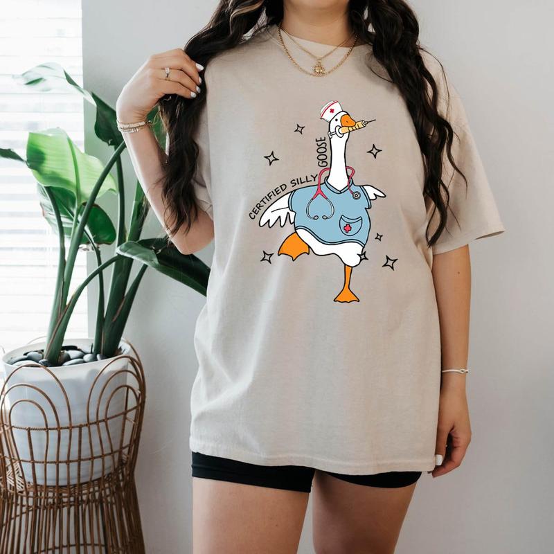 Certified Silly Goose Shirt, Nurse Silly Goose Sweatshirt, Nursing Certified Shirt, Gift For Nurse, Licensed Silly Goose, Nurse Appreciation Shirt, Fu