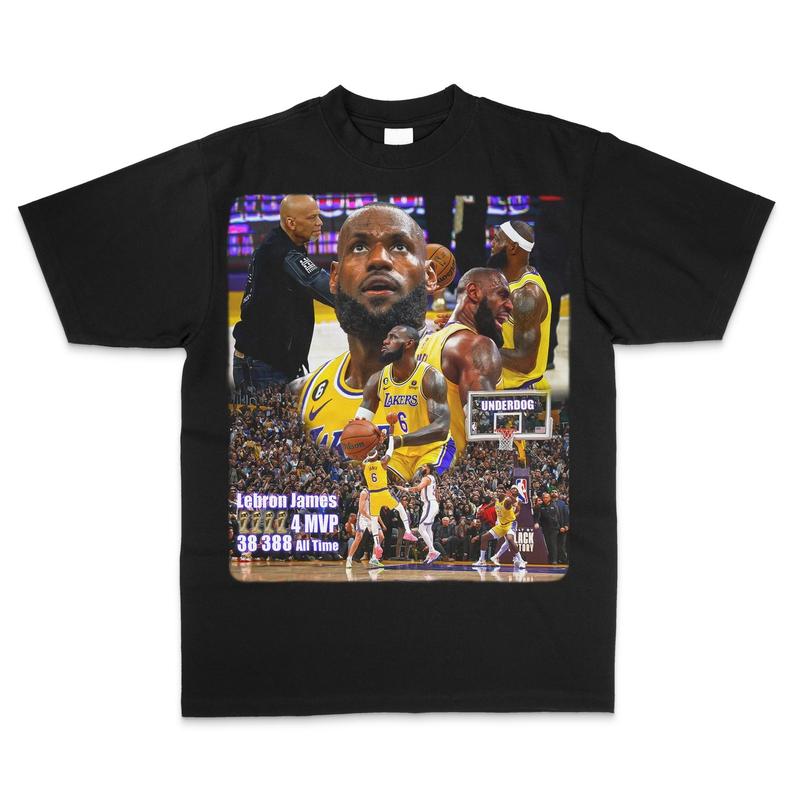 LEBRON JAMES RECORD BREAKER GRAPHIC TEE - STREETWEAR