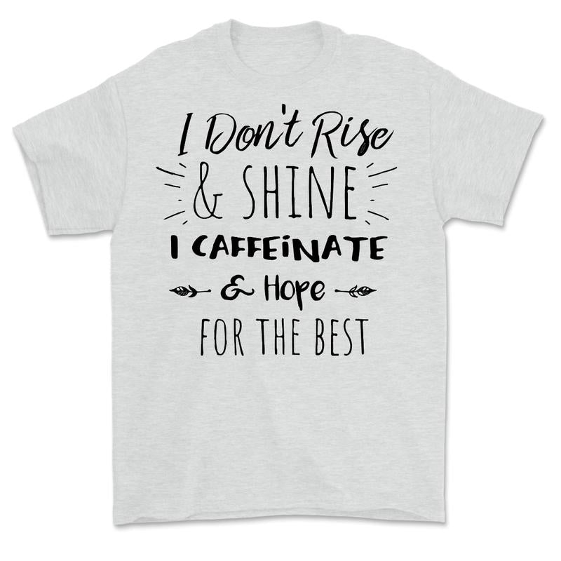 Women Funny Coffee T-shirt, Coffee Lover Saying Gift for Her Mom Wine